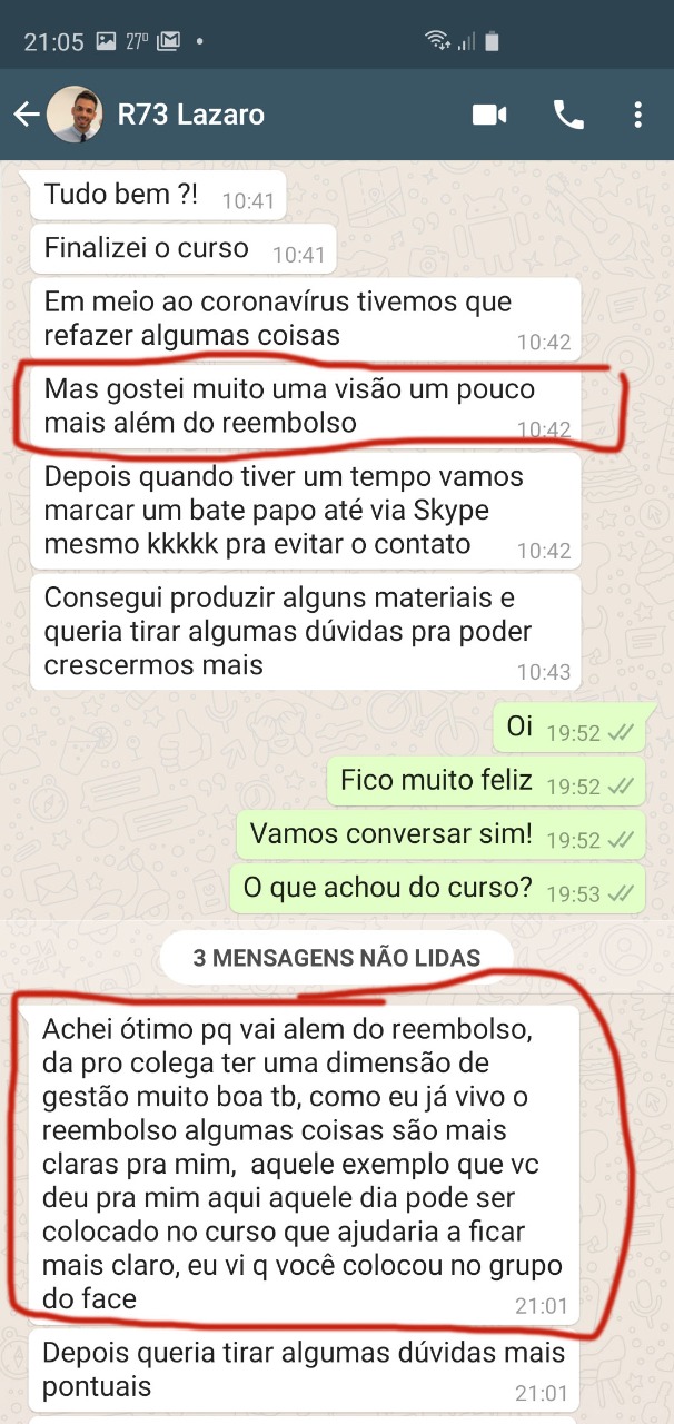 Depoimento de médico que aumentou faturamento com o Curso de Reembolso Médico
